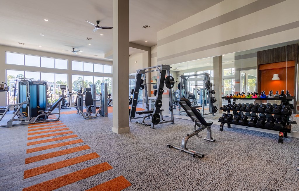 the gym at the resort the gym at the resort at The Parkway on Westlake, Humble, 77346
