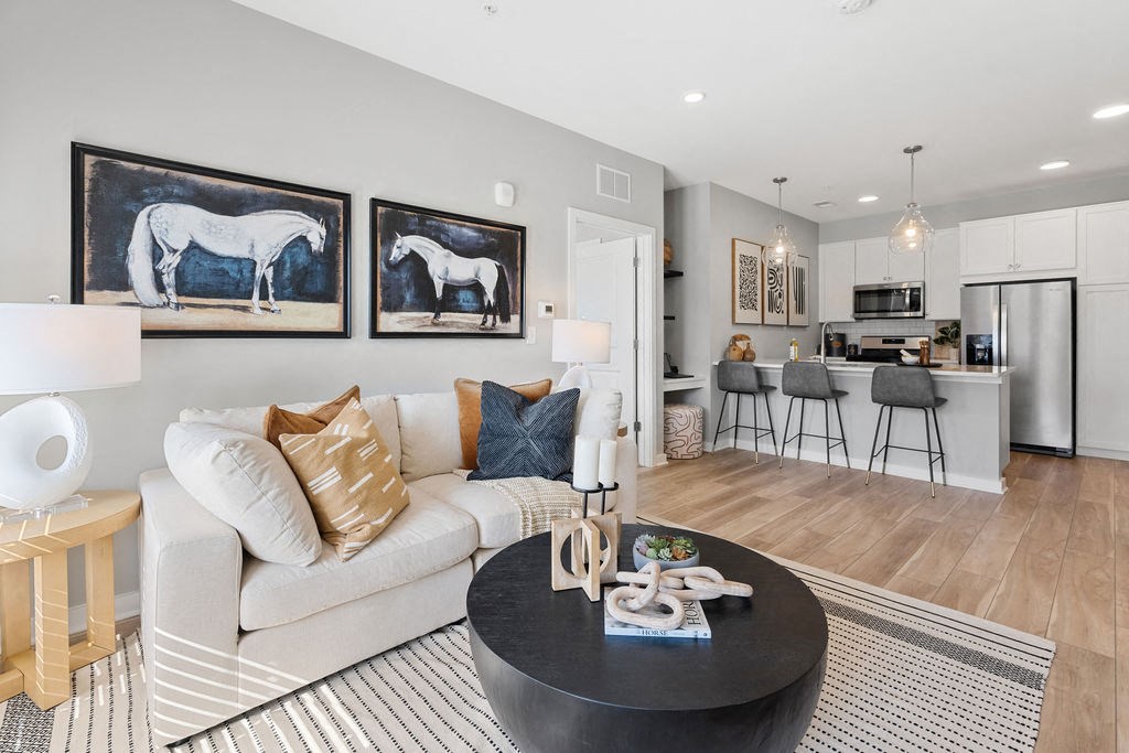 a living room with a couch and a table at Madison Prickett Preserve, Pennsylvania, 19067
