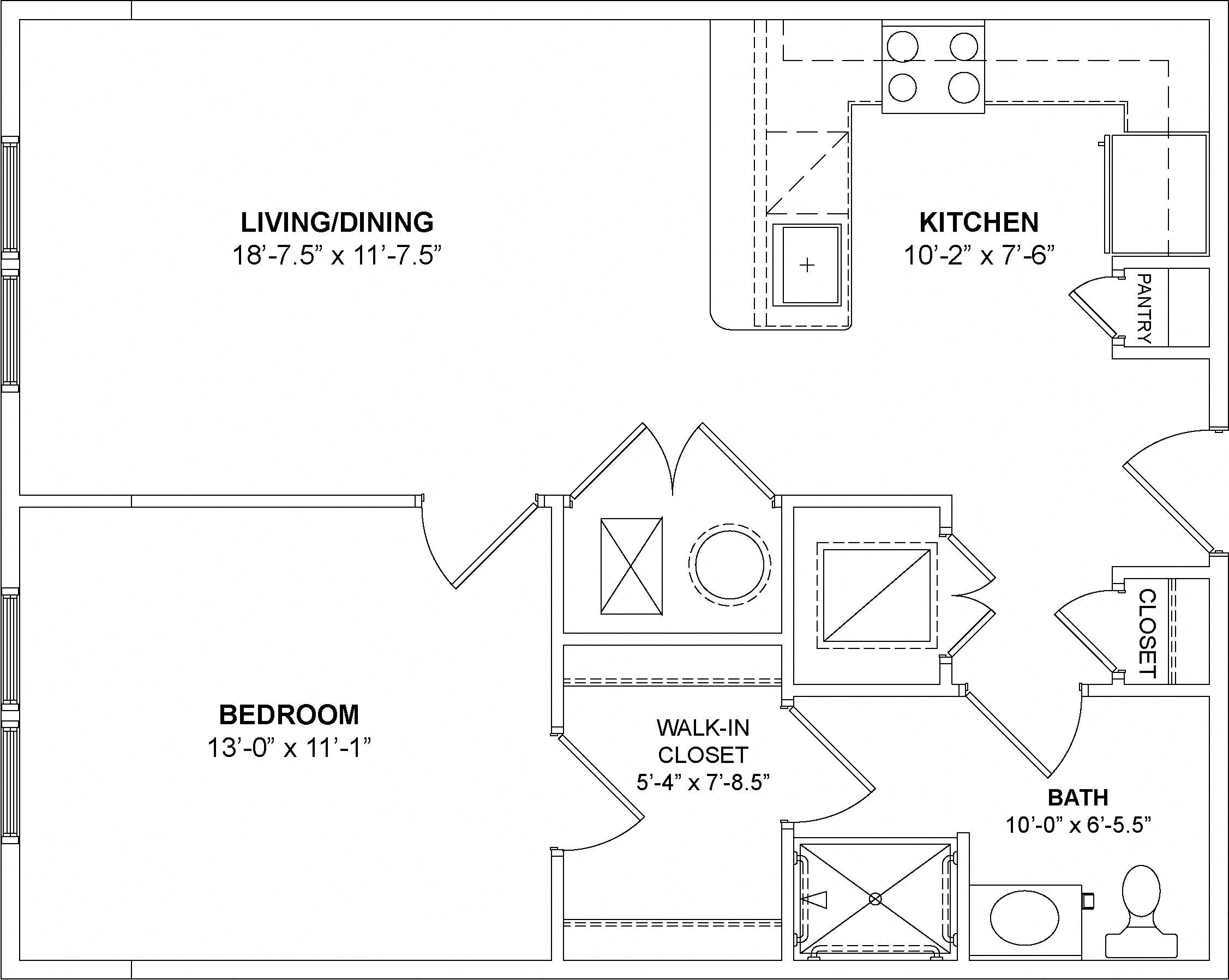 The Florence Floor Plan at Madison Ellis Preserve, Newtown Square, Pennsylvania
