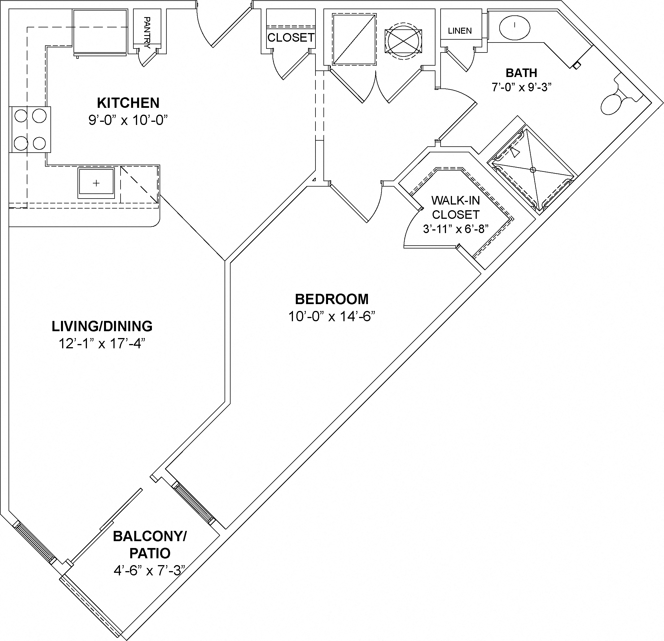 The Godfrey Floor Plan at Madison Ellis Preserve, Newtown Square