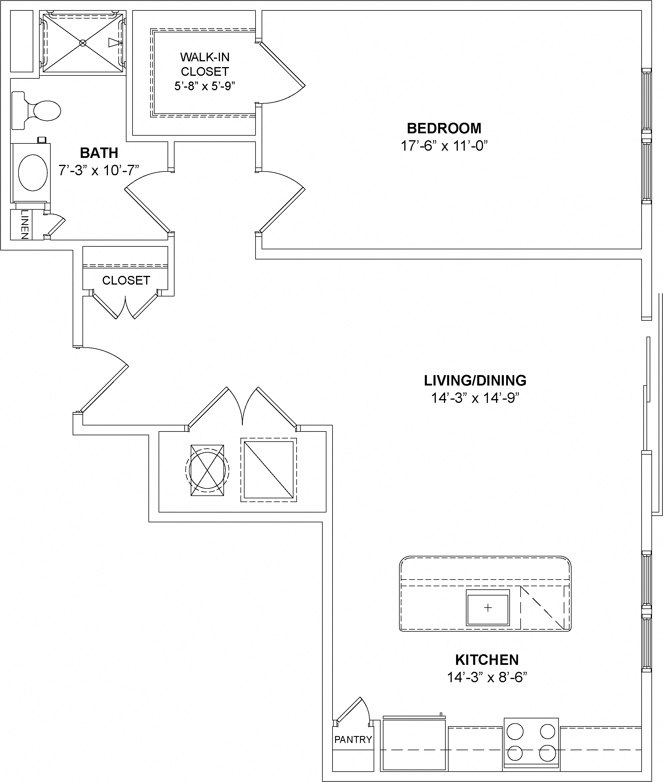 The Hampton Floor Plan at Madison Ellis Preserve, Pennsylvania