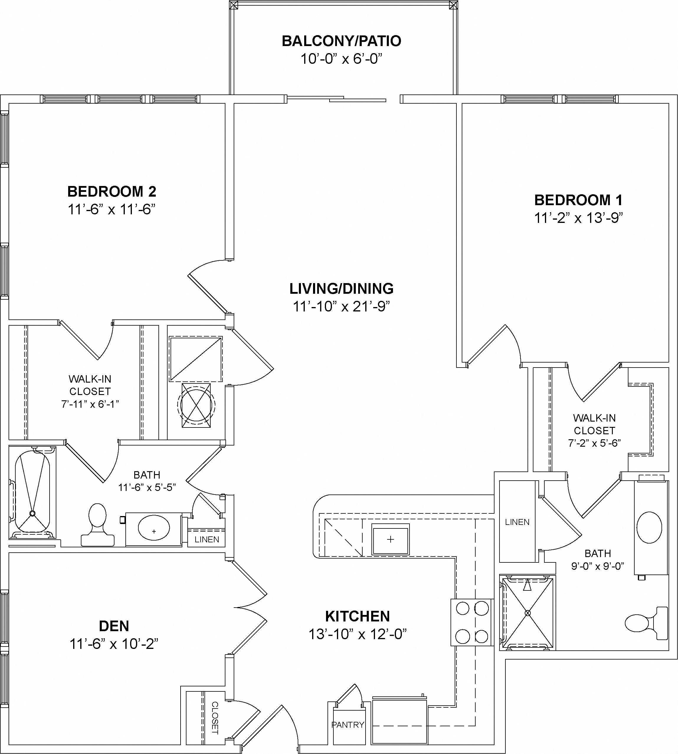 The Reinhard Floor Plan at Madison Ellis Preserve, Newtown Square, PA