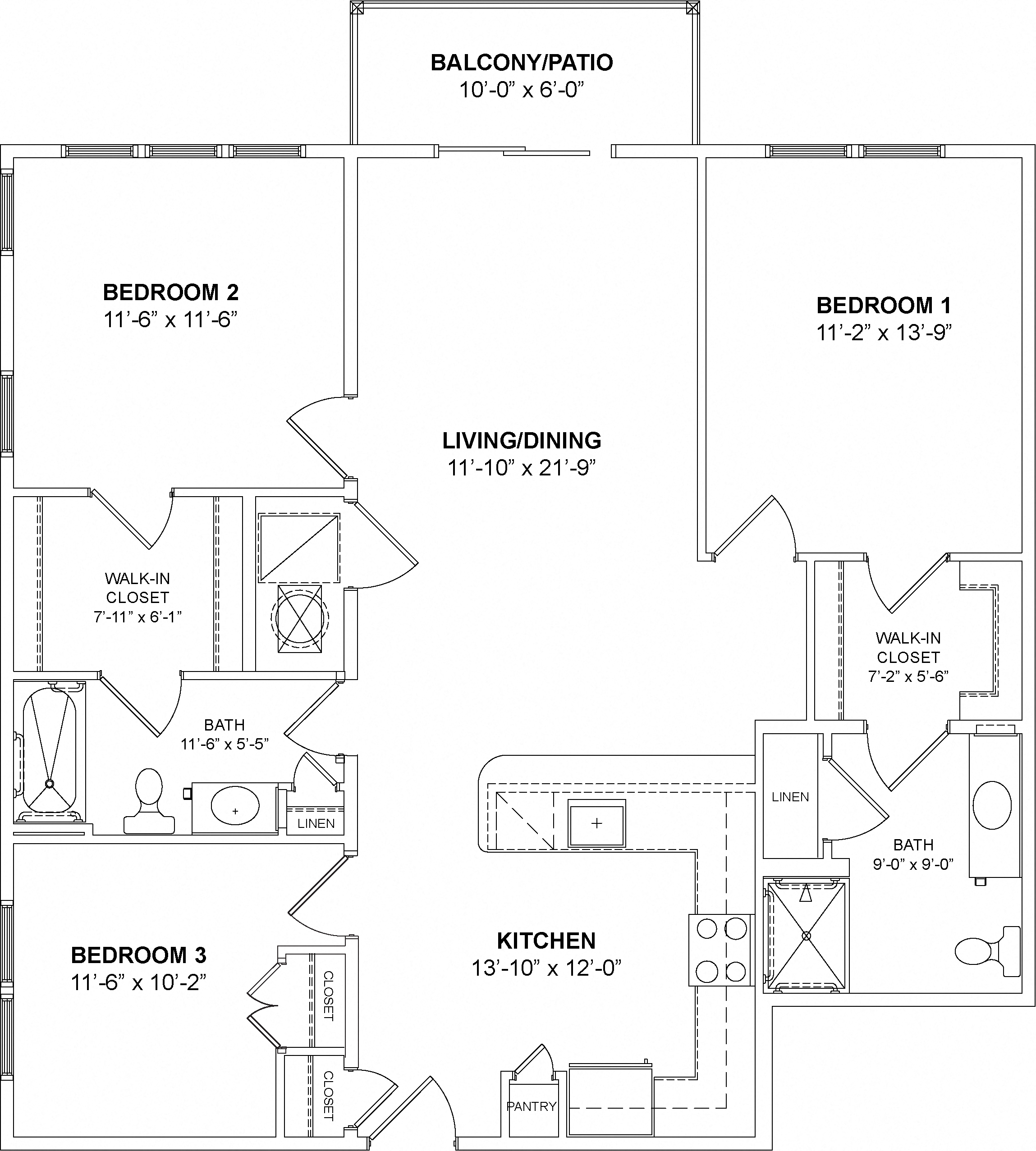 The Turner Floor Plan at Madison Ellis Preserve, Newtown Square, 19073