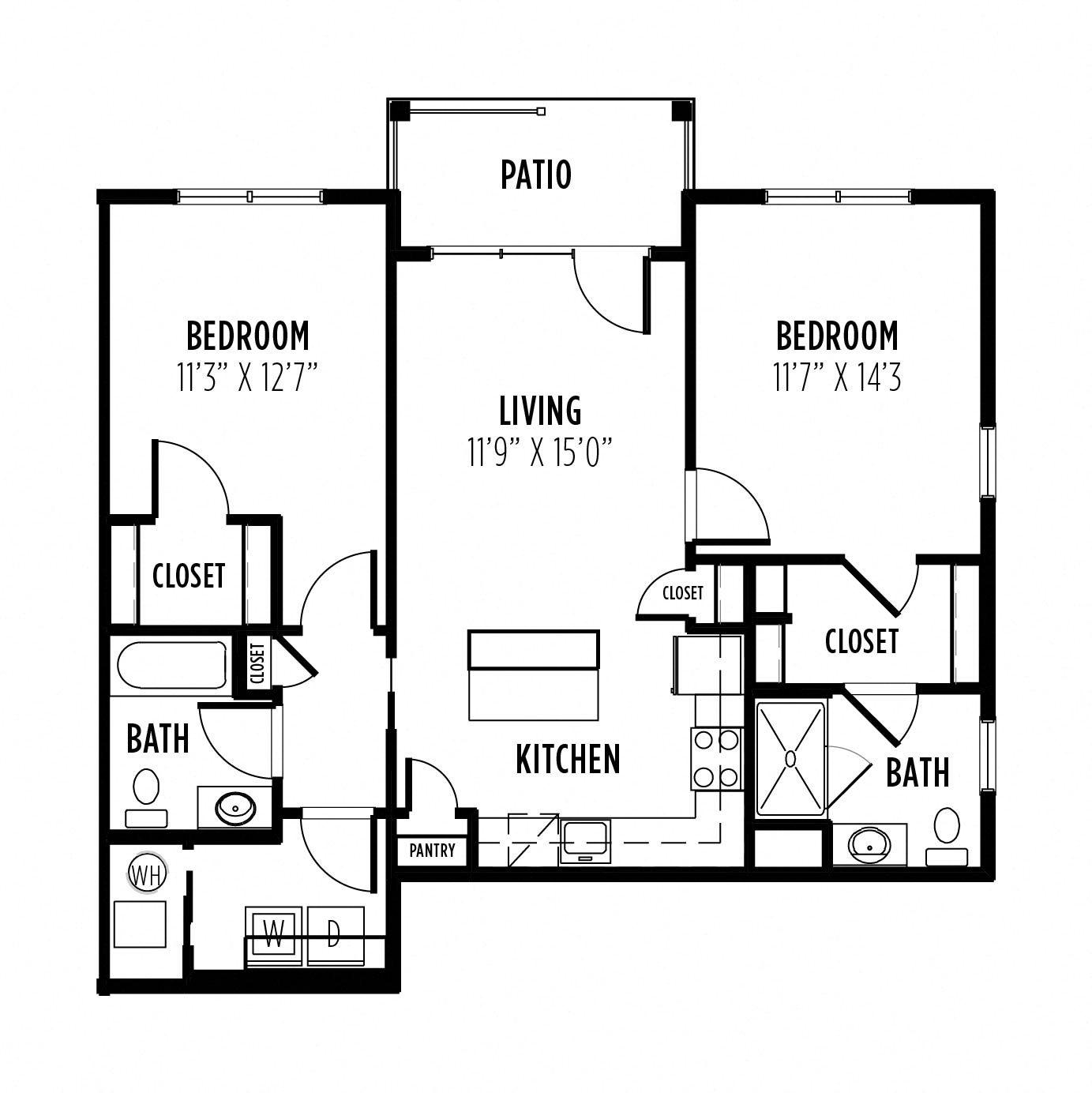 Fraklin Floor Plan at Madison Providence, Collegeville