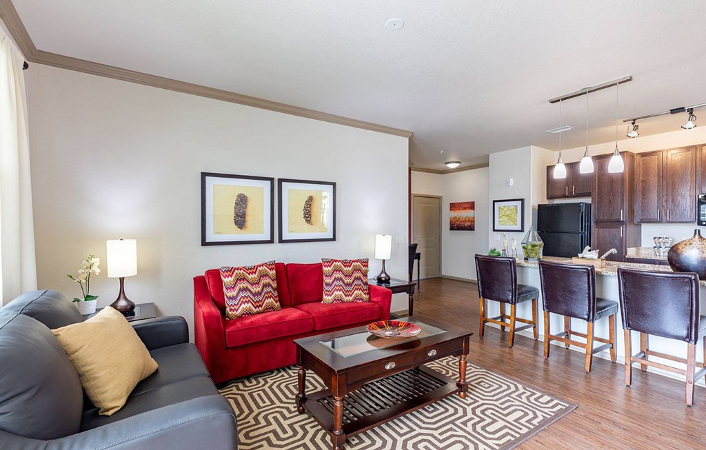 Model Living Area at Vistas at Jackson Creek, Monument, 80132