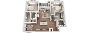 Palmer Floorplan at Vistas at Jackson Creek, Monument