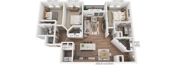 Woodmoore Floorplan at Vistas at Jackson Creek, Colorado