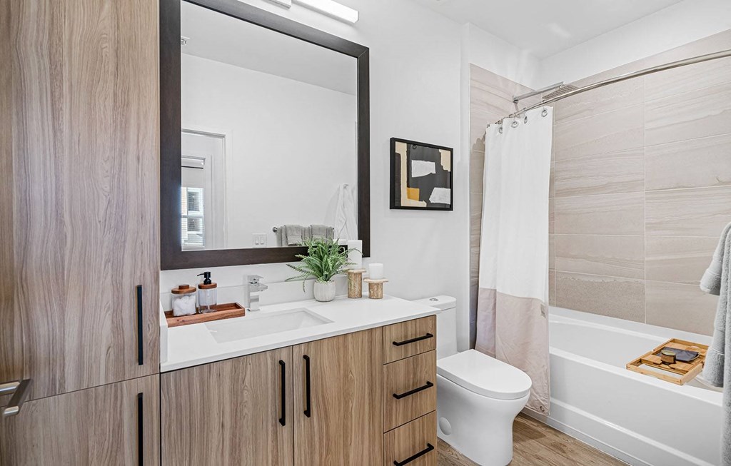 a bathroom with a sink and a toilet at Madison Waterford Lakes, Orlando, FL