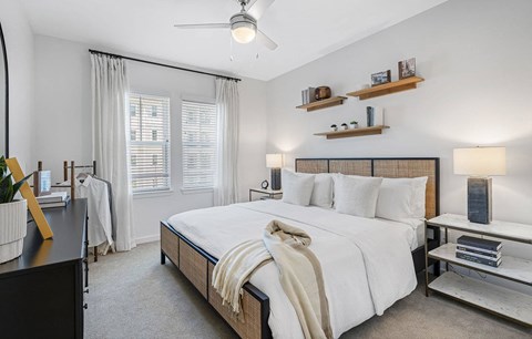 a bedroom with a bed and a window at Madison Waterford Lakes, Orlando, FL, 32826