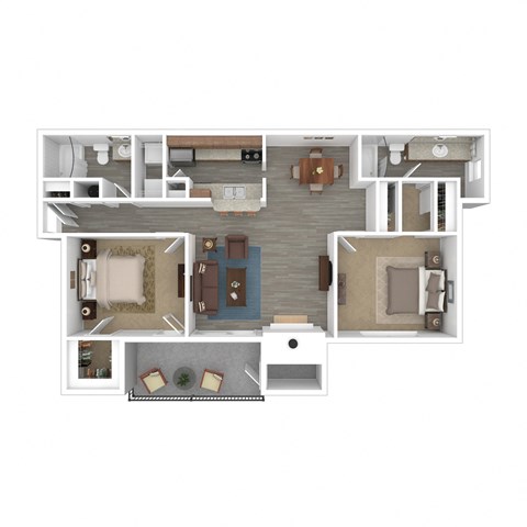 a bedroom floor plan and a bathroom with a closet