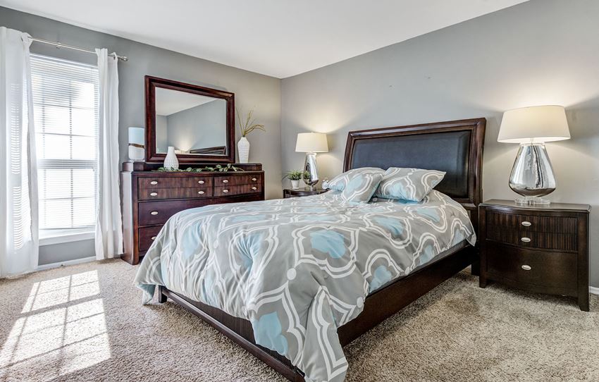 Gorgeous Bedroom Gorgeous Bedroom at Madison Hunters Glen, Raleigh, NC, 27606 - Photo Gallery