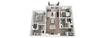 B1 Floor Plan at Inspira, Naples, 34113