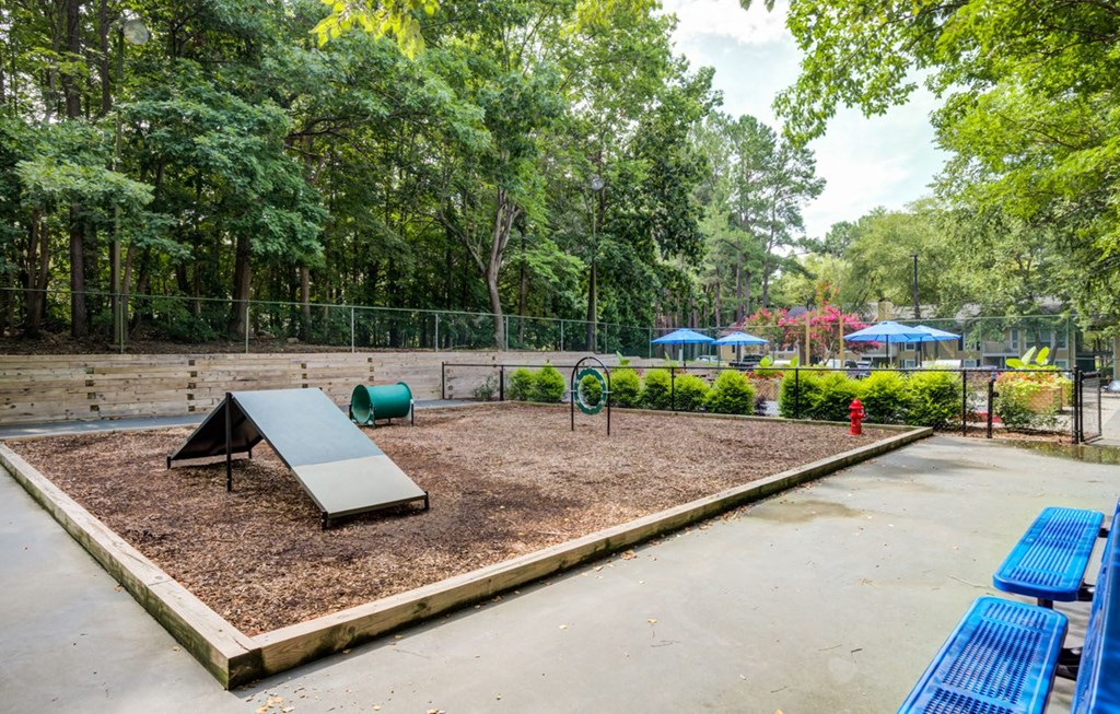dog park at Laurel Oaks, Raleigh, 27613