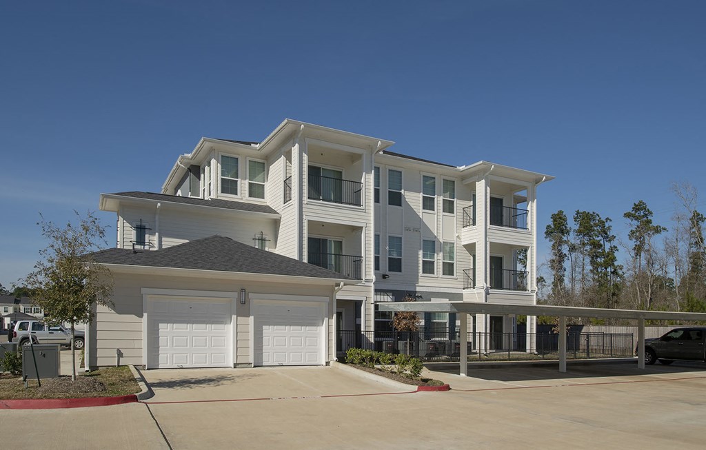 Building with Garages at The Parkway on Westlake, Humble