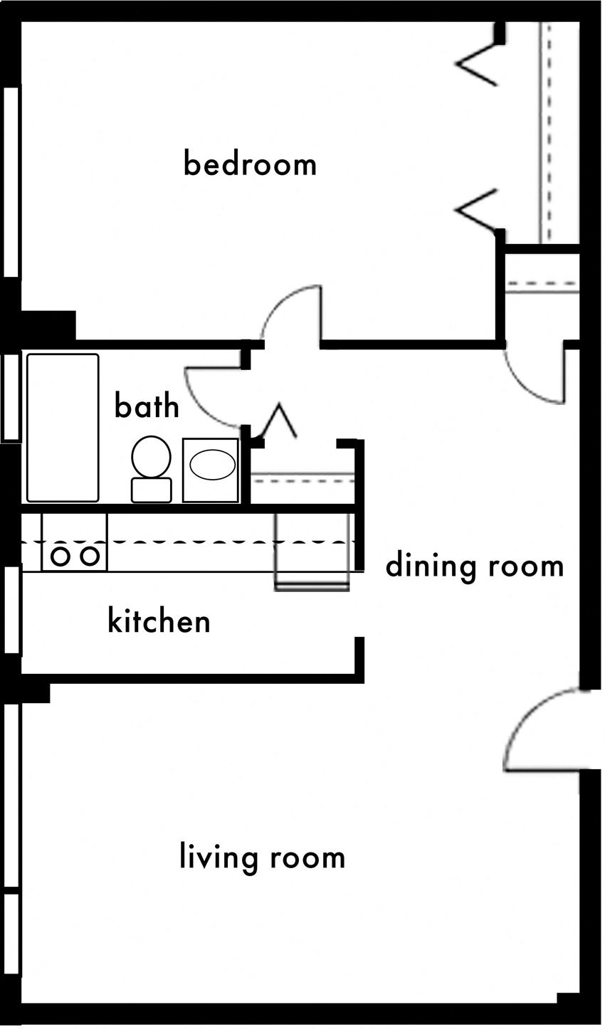 One Bedroom- A1