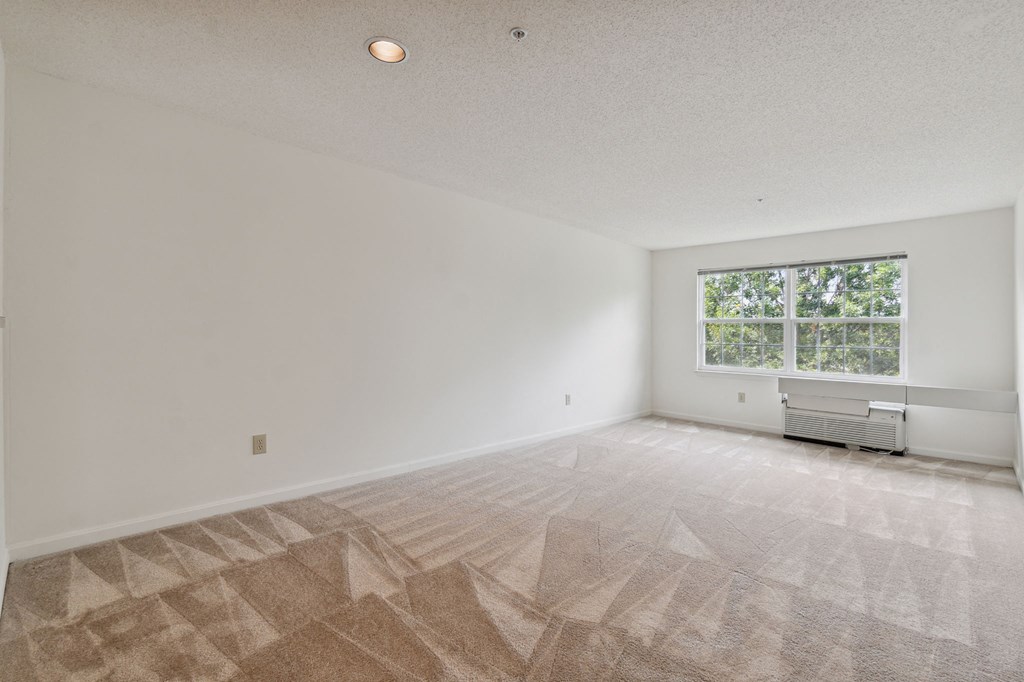 Park View at Laurel apartment community for seniors offers bright, spacious bedrooms with large storage closets.