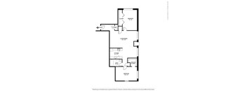 this is the floor plan of a 1 bedroom apartment at the ace apartments