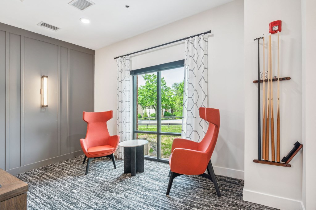 Near the billiards room at Legacy at Twin Rivers