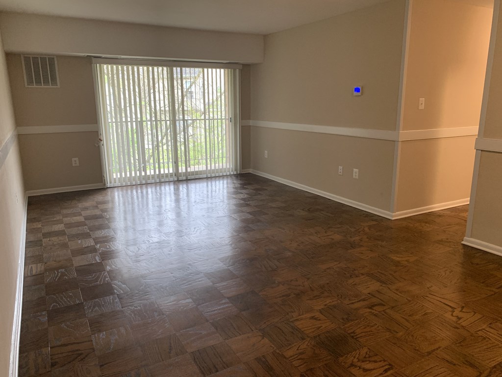 Open concept living and dining at Randle Hill affordable apartment community located in Washington, DC