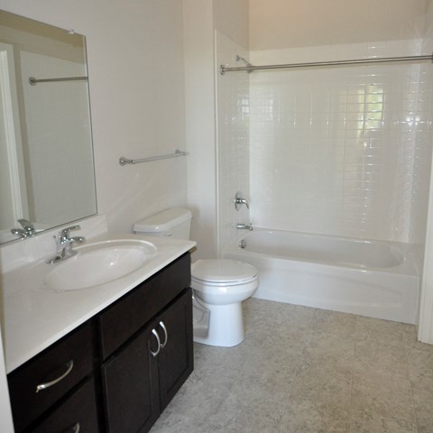 Spacious bathroom