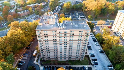 Park Montgomery apartments located along the Purple Line in Silver Spring, MD.