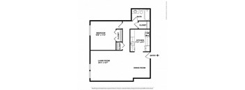 One bedroom home at Park Montgomery apartments located along the Purple Line in Silver Spring, MD.