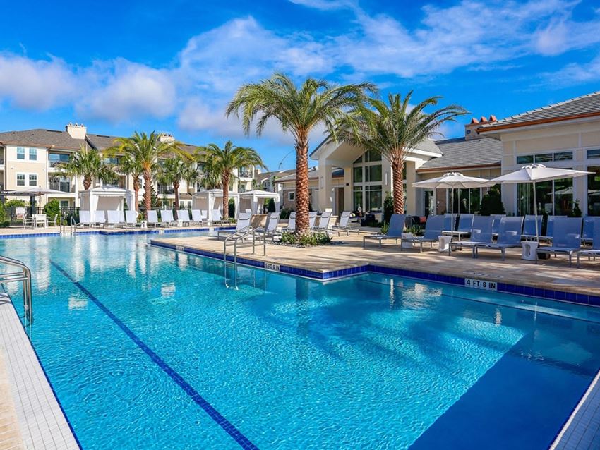 Salt water, heated pool with spa at Altis Shingle Creek, Kissimmee, Florida Salt water, heated pool with spa at Oasis Shingle Creek in Kissimmee, FL