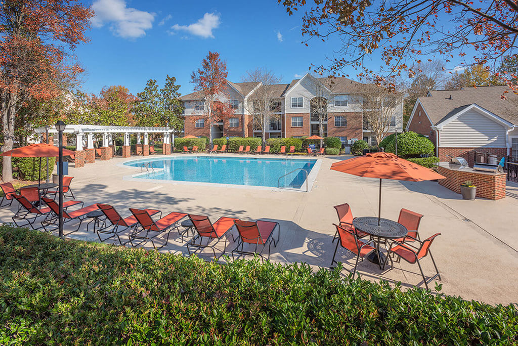 Relaxing Swimming Pool at Southpoint Crossing, Durham, NC
