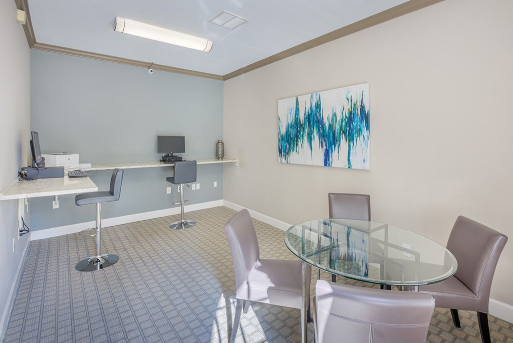 Business Center With Computers at Southpoint Crossing, North Carolina, 27713