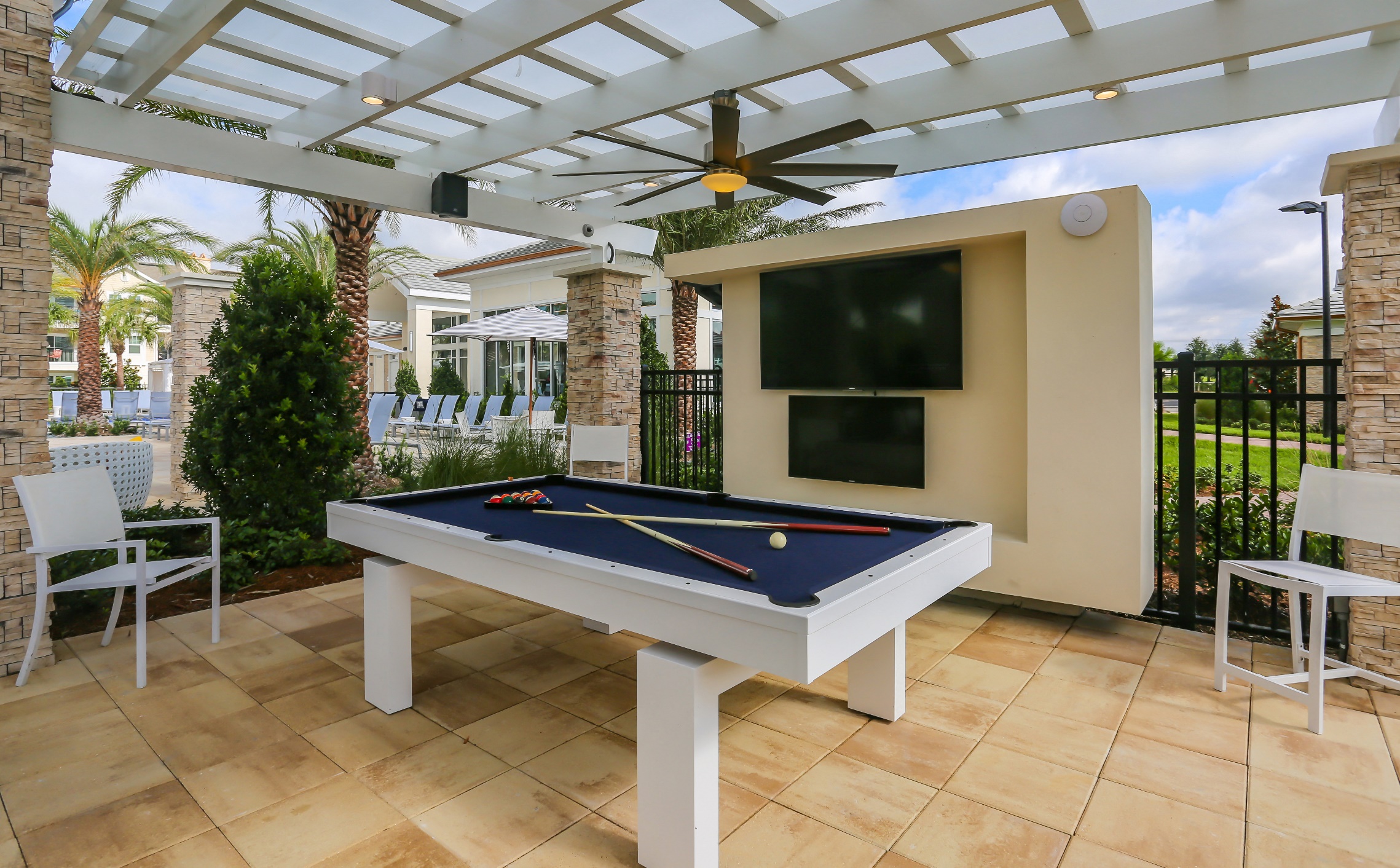 Game Room with Billiards Tables at Oasis Shingle Creek in Kissimmee, FL