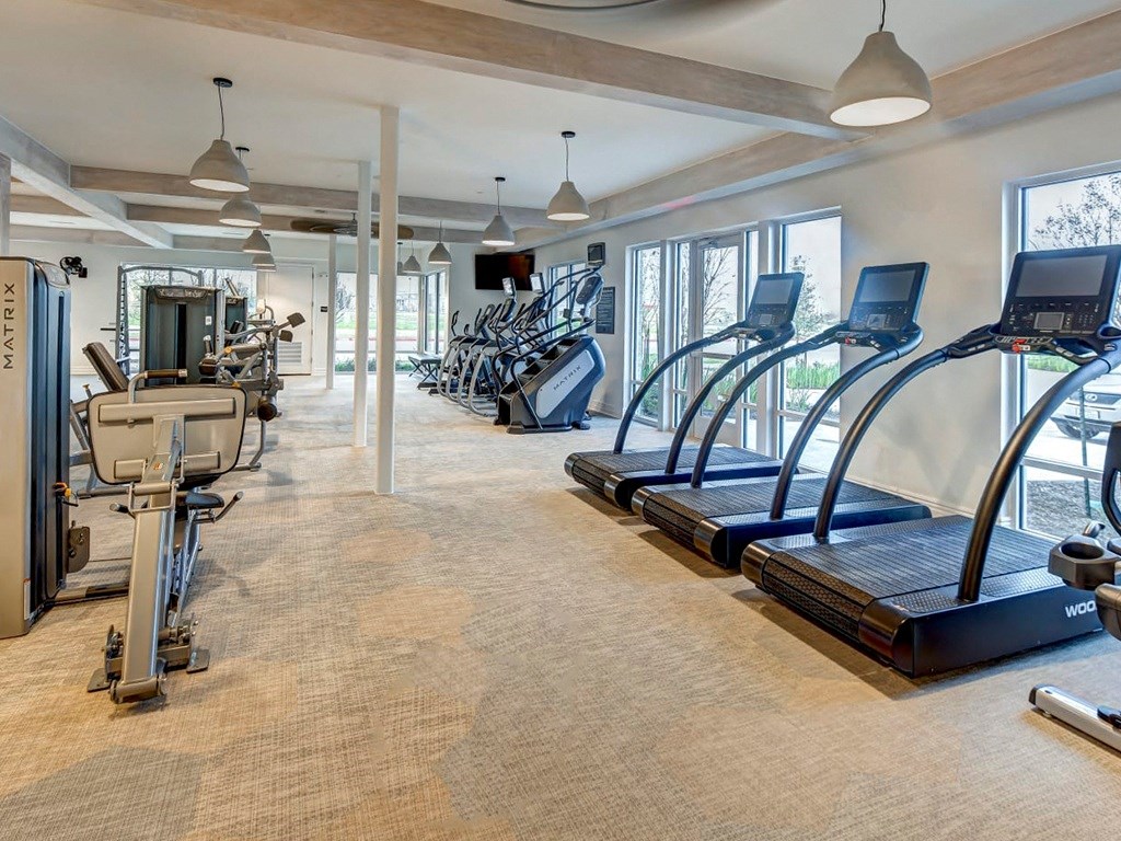 Cardio Machines In Gym at The Alden at Cedar Park, Texas, 78613