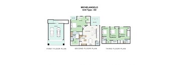 4 bedroom 4 bathroom Floor plan a at Landing at Round Rock, Round Rock, 78681