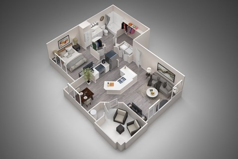 A1 Floor Plan Rendering