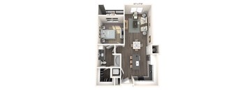 AA3 floorplan at Allure on Parkway, Lake Mary, FL, 32746