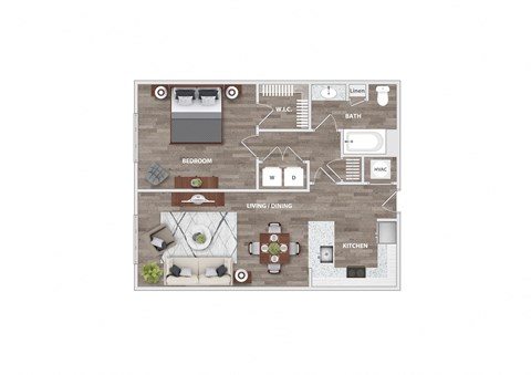 1 bed 1 bath F at Lassiter at North Hills, Raleigh, NC, 27609