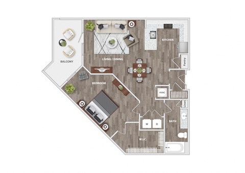 1 bed 1 bath H at Lassiter at North Hills, Raleigh, 27609