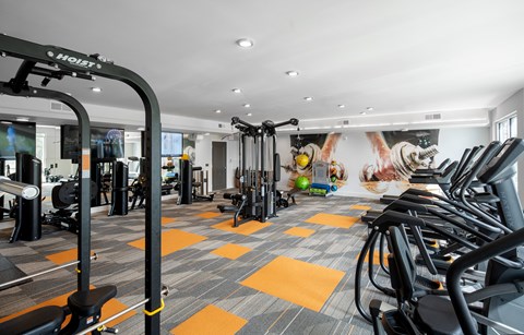 Fitness room at Allure on Parkway, Lake Mary, 32746