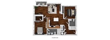Montane Apartments 3D FP - Ascent  at Montane, Colorado, 80134