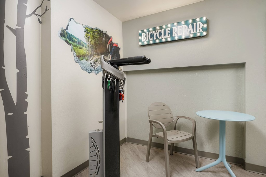 Bike Repair Station at The Bluffs at Highlands Ranch, Highlands Ranch, CO, 80129