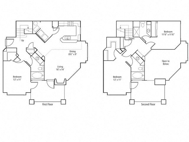 Columbine Floor Plan Columbine Floor Plan at The Bluffs at Highlands Ranch, Highlands Ranch, 80129