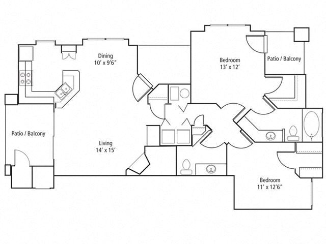 Redstone Floor Plan Redstone Floor Plan at The Bluffs at Highlands Ranch, Colorado, 80129