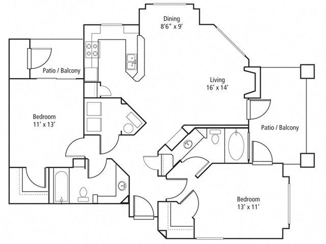 Timberline Floor Plan Timberline Floor Plan at The Bluffs at Highlands Ranch, Highlands Ranch, CO, 80129