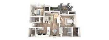 Centerview at Crossroads Atlanta Floor Plan at Centerview at Crossroads, Raleigh, 27609