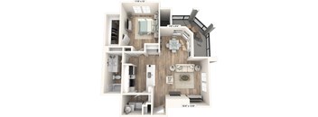 Centerview at Crossroads Barcelona Floor Plan at Centerview at Crossroads, Raleigh, 27609