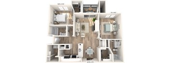 Centerview at Crossroads Montreal Floor Plan at Centerview at Crossroads, Raleigh, NC