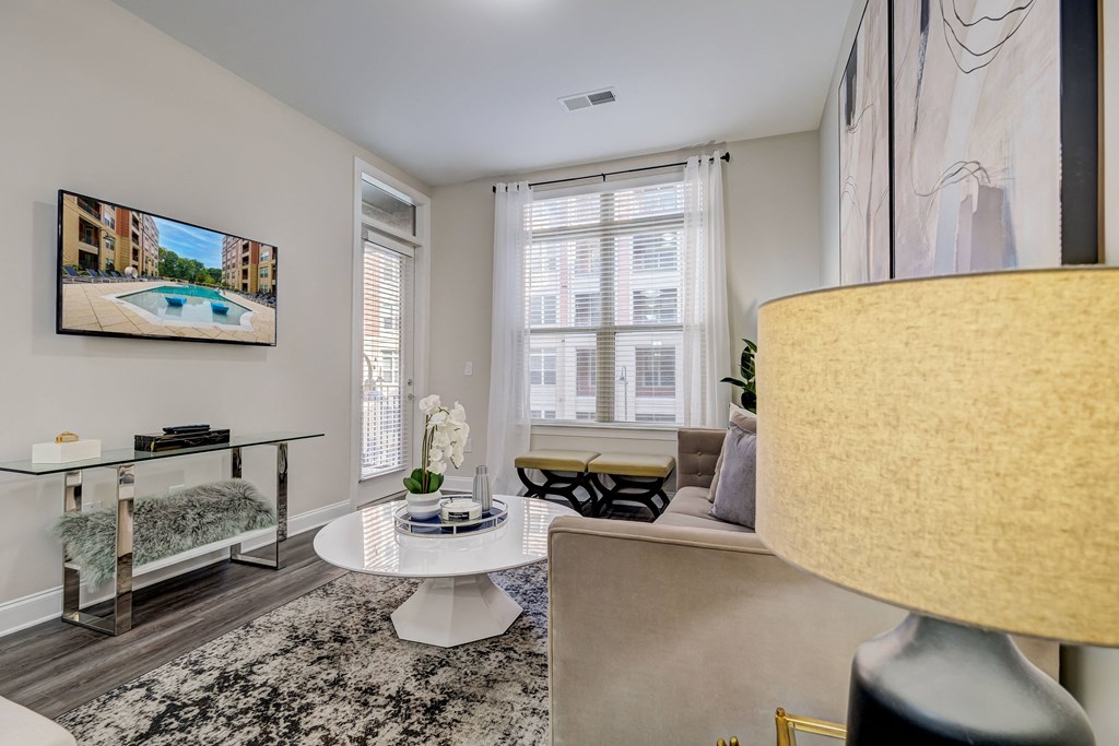 LaVie SouthPark Apartments Model Living Room