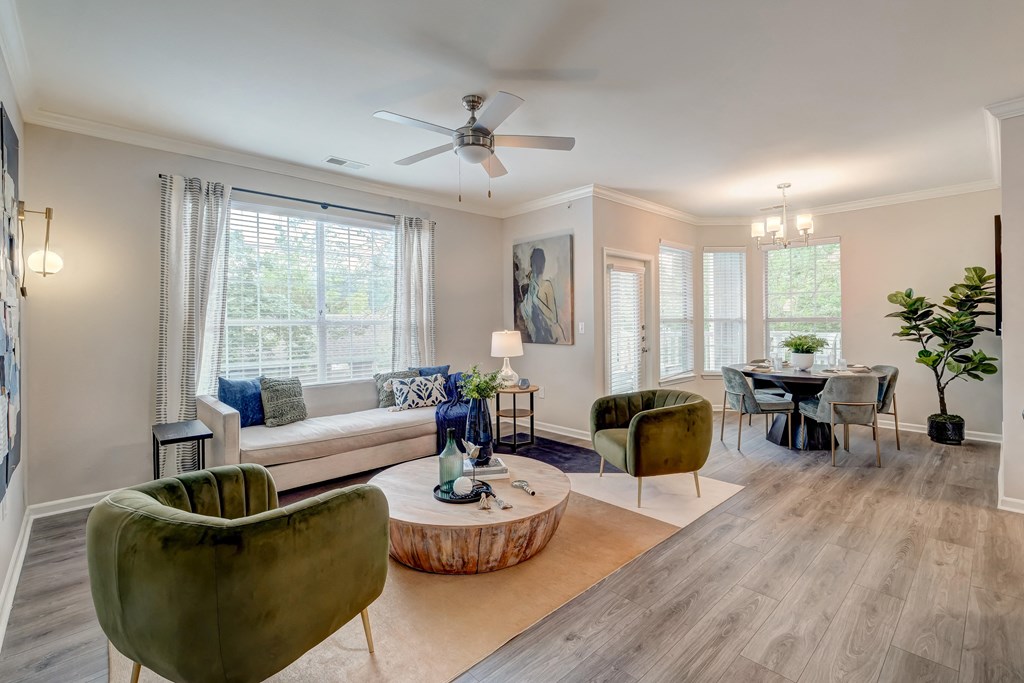 Centerview at Crossroads Apartment Living Room at Centerview at Crossroads, Raleigh, NC