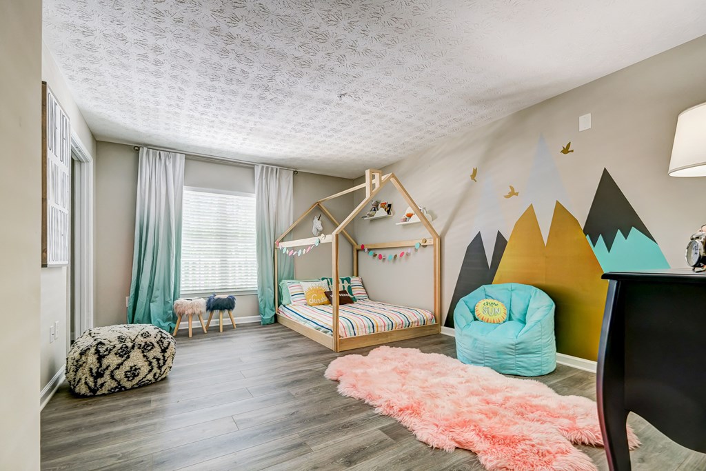 Bedroom Interior at The Veranda, Lawrenceville, GA
