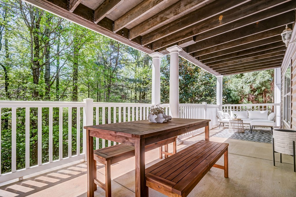 Private Balcony view at The Veranda, Georgia