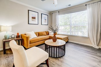 Living Room Interior at Centerview at Crossroads, Raleigh, NC - Photo Gallery 18
